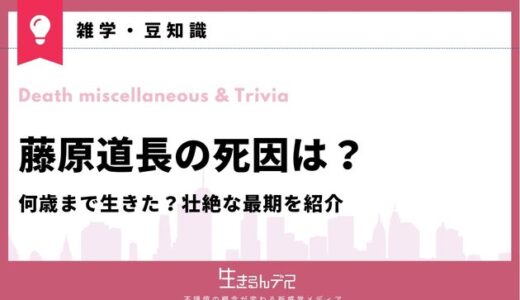 藤原道長の死因は？何歳まで生きた？壮絶な最期を紹介