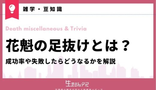 花魁の足抜けとは？成功率や失敗したらどうなるかを解説