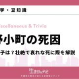 小野小町 死因