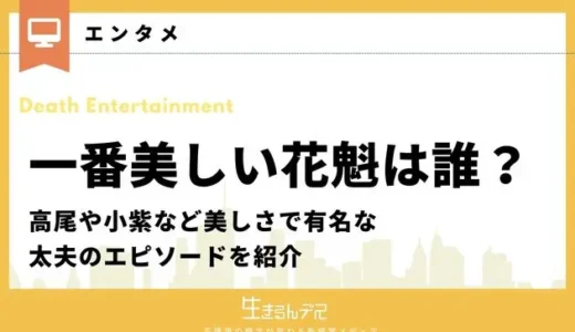 一番美しい花魁は誰？高尾や小紫など美しさで有名な太夫のエピソードを紹介